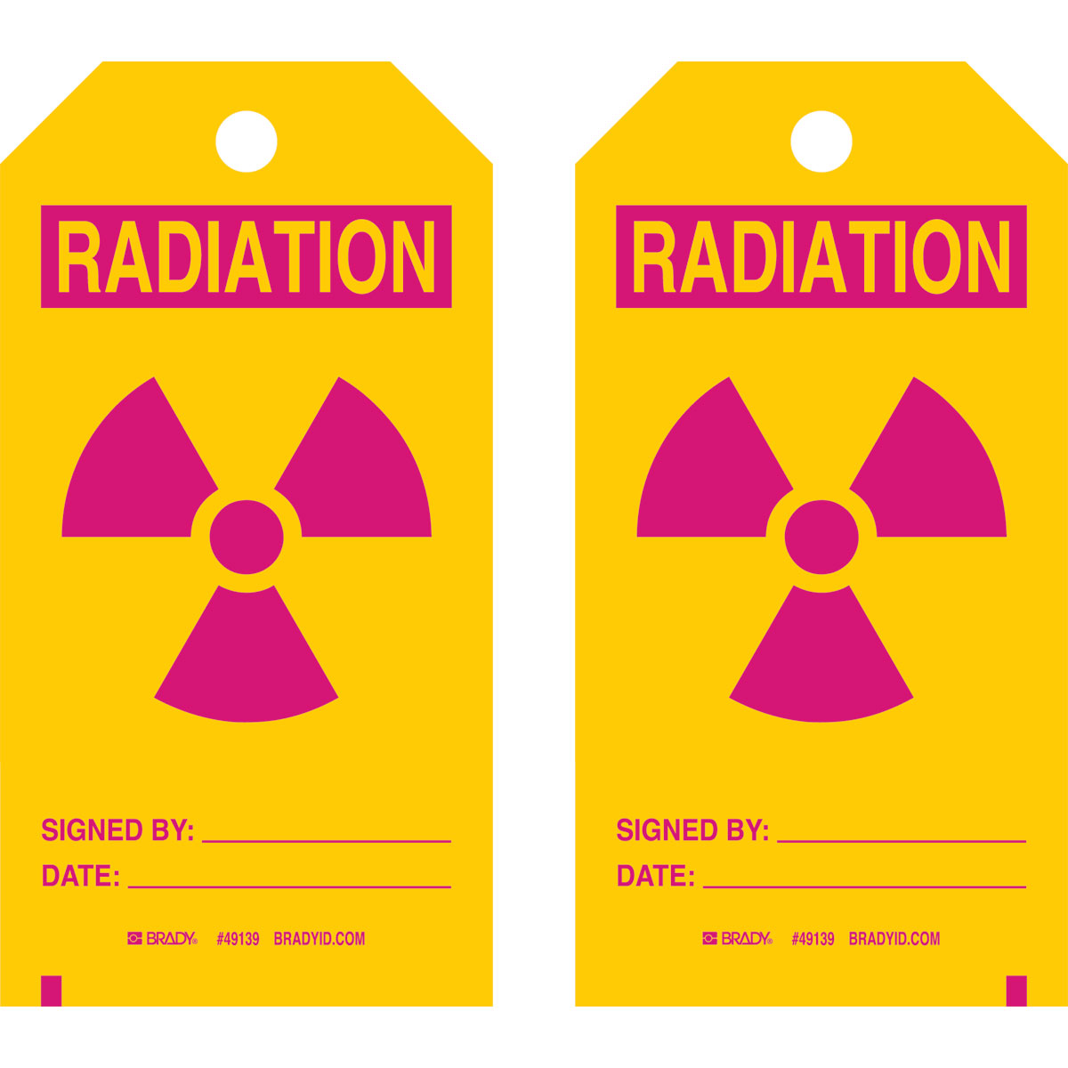 Chemical & Hazard Information Tags