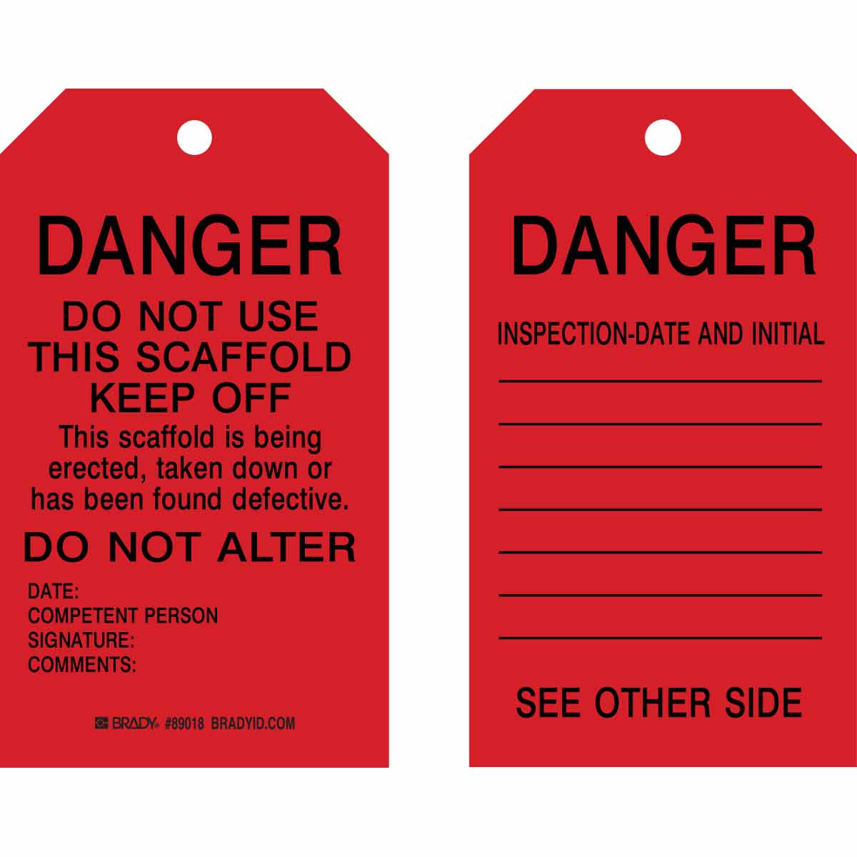 Prohibited Activity Tags