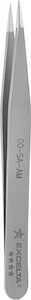Excelta TealShield/Ergo-Tweeze Tweezer, 4 Star Straight Strong Medium Point, Anti-Mag. Stainless Steel, Anti-Microbial