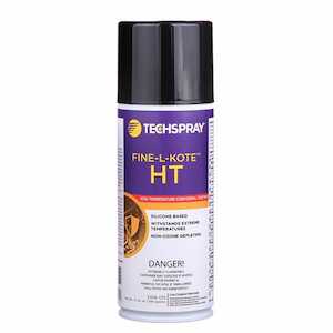 Techspray Fine-L-Kote HT High-Temp Silicone Conformal Coating, 12 oz Aerosol
