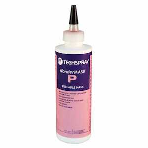 Techspray WonderMASK P Peelable Solder Mask, 8oz Bottle, Pink