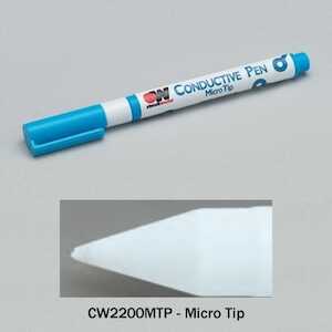 Chemtronics CIrcuitWorks Conductive Pen, Micro Tip, Silver