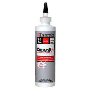 Chemtronics Chemask WF – Water Filterable Solder Mask, 8 oz Squeeze Bottle