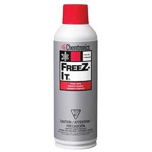 Chemtronics Freeze-It Freeze Spray, 15 oz Aerosol Can, Very Fast Cooling Speed, 12/Case