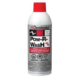 Chemtronics Pow-R-Wash Contact Cleaner, 10,Aerosol, Aerosol Can