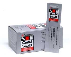 Chemtronics Chemswab Alcohol Swabs, Presaturated, 25/Box