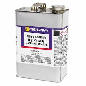 Techspray Fine-L-Kote SR Silicone Conformal Coating, 1 gal Can