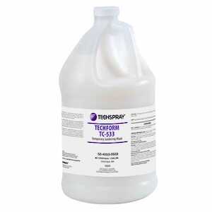 Techspray Techform TC-533 Peelable Solder Mask, 1 gal Bottle, Tan