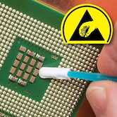 Chemtronics Cottontip Swabs, Single-Tip, 6" L, 100/Box