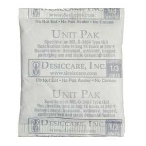 SCS Tyvek Pouch Desiccant, 1/3 Unit, 700/Pack