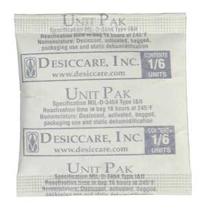 SCS Tyvek Pouch Desiccant, 1/6 Unit, 1200/Pack