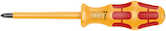 Wera Tools 1062 i PH VDE-Insulated Kraftform Phillips-head Screwdriver, PH 2 x 100 mm