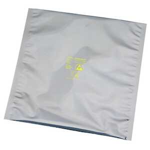 Desco Statfree Metal-In Static Shielding Bag, Open-Top, 10" W x 12" L
