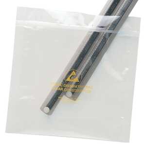 Desco Statfree Ultra Clear Bag, Zip-Top, 10" W x 12" L