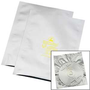 Desco Statfree Foil Moisture Bag, Open-Top, 10" W x 20" L