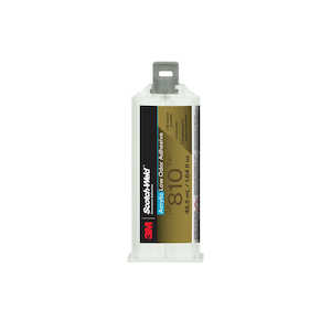 3M Scotch-Weld Low Odor Acrylic Adhesive DP810, Tan, 48.5 mL Duo-Pak, 12/Case