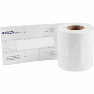 Brady PaintStripe Floor Marking Stencil, 2" x 500', Polypropylene, Dashed Line
