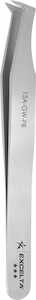 Excelta Tweezer, 3 Star Cutting, 15A-GW Series, 70° Angulated, Carbon Steel, Parallel Blade