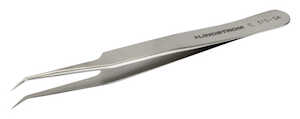 Lindstrom Tools Stainless Steel Micro Precision Tweezers, Anti-Acid Anti-Magnetic Body, 115 mm - 4.53"