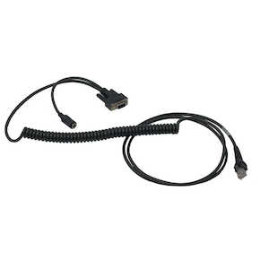 Brady Code 8’ Coiled RS232 Cable