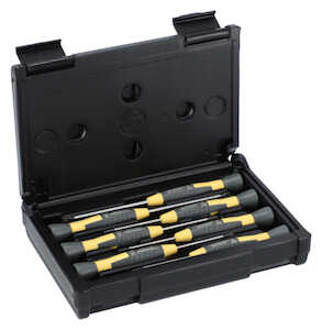 Lindstrom Tools TORX Screwdriver Set With ESD Safe Precision Grip T6-T20 - 7 Pieces