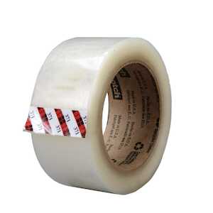 3M Scotch Box Sealing Tape 371, Clear, 48 mm x 100 m, 36/Case