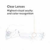3M Virtua Protective Eyewear 11228-00000-100, Clear Uncoated Lens, Clear Temple, 100/Case