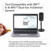 3M Foam Earplugs 1110, Corded, 500 Pair/Case