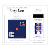 SpotSee ShockWatch ColdChain Complete Temperature Complete, 0-8°C / 32-46°F