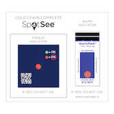 SpotSee ShockWatch ColdChain Complete Temperature Complete, 2-8°C / 36-46°F