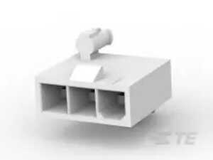 TE COnnectivity Rectangular Power Connectors, Header, Plug, Wire-to-Board, 3 Position, .165" Centerline, Printed Circuit Board