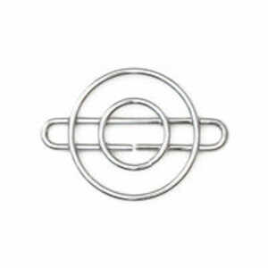 RIchco 25 mm Fan Guard, 28.2 mm Hole Spacing, Steel, Nickel, 100/Pack