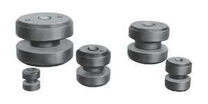 Barry Controls 22000 Mount, 1140 lb Max Load, Red & White