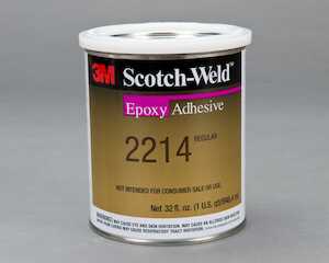 3M Scotch-Weld Epoxy Adhesive 2214, Gray, 1 Quart Kit, 2/Case