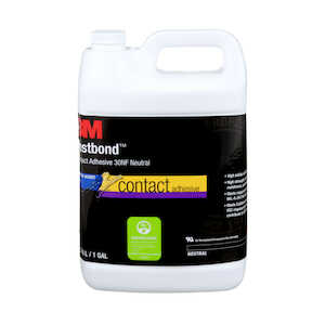 3M Fastbond Contact Adhesive 30NF, Neutral, 1 Gallon Can, 4/Case