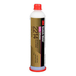 3M Scotch-Weld Epoxy Adhesive 2214, Non-Metallic Filled, Cream, 6 fl oz Cartridge, 4/Case
