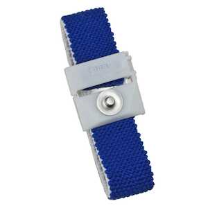 SCS Single-Wire Adjustable Wrist Strap, Blue