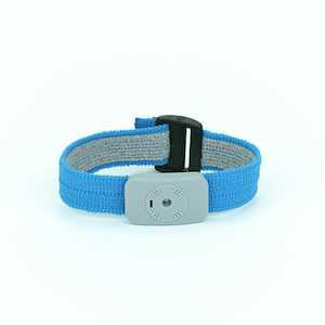 SCS Dual-Wire Adjustable Fabric Wrist Strap, Blue