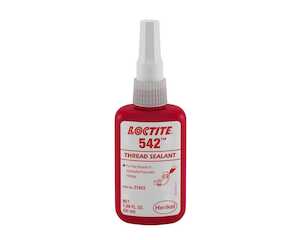Loctite 542 Medium Strength Thread Sealant, 50 mL Bottle, Brown