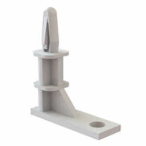 Richco Bayonet-Rivet PCB Support, Top Locking, .313" L, UL94 V-2, Nylon, Natural, 1000/PK