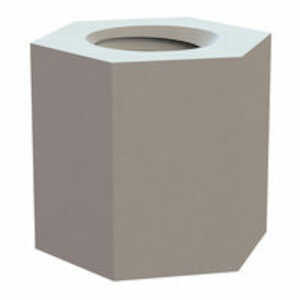 Micro Plastics 1/4" Hex Female Standoff, 6-32 Thread, 1/2" L, Nylon, 1000/Bag