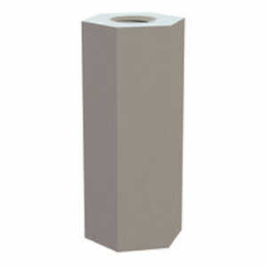 Micro Plastics 1/4" Hex Female Standoff, 4-40 Thread, 5/8" L, Nylon, 1000/Bag