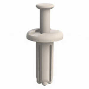 Micro Plastics Removable Rivet, .188" Mounting Hole Dia, .5" L, Nylon, Natural, 1000/Pack