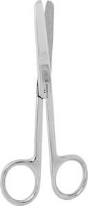 Excelta Round Blunt Tipped Scissors, Fine 1.25" Blade - Stainless Steel
