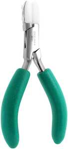 Excelta Plier, 1 Star Replaceable Tip, Straight, Stainless Steel, Nylon Inserts