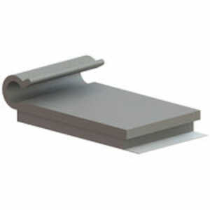 Essentra Adhesive Mount Cable Clip, .38" L, .313" Bundle Capacity, PVC. Gray, 500/Pack