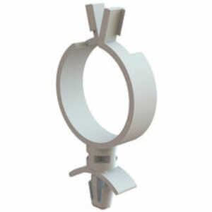 Essentra Standoff Cable Clip, Arrowhead Mount, .188" L, .188" Bundle Capacity, Nylon, Natural, 1000/Pack