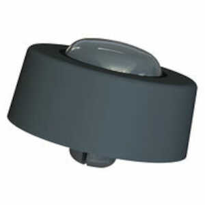 Richco .43" Bumper Foot, Rivet Mount, .16" H, Santoprene, Black, 100/Pack