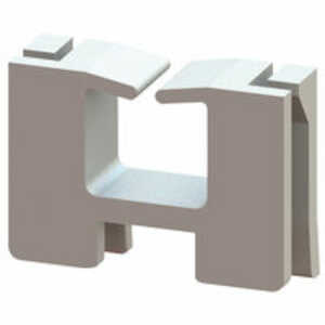 Essentra Edge Wire Saddle, .44" L, .2 x .2" Bundle Capacity, Nylon, Natural, 1000/Pack