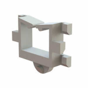 Essentra Edge Wire Saddle, .78" L, .26 x .46" Bundle Capacity, Nylon, Natural, 1000/Pack